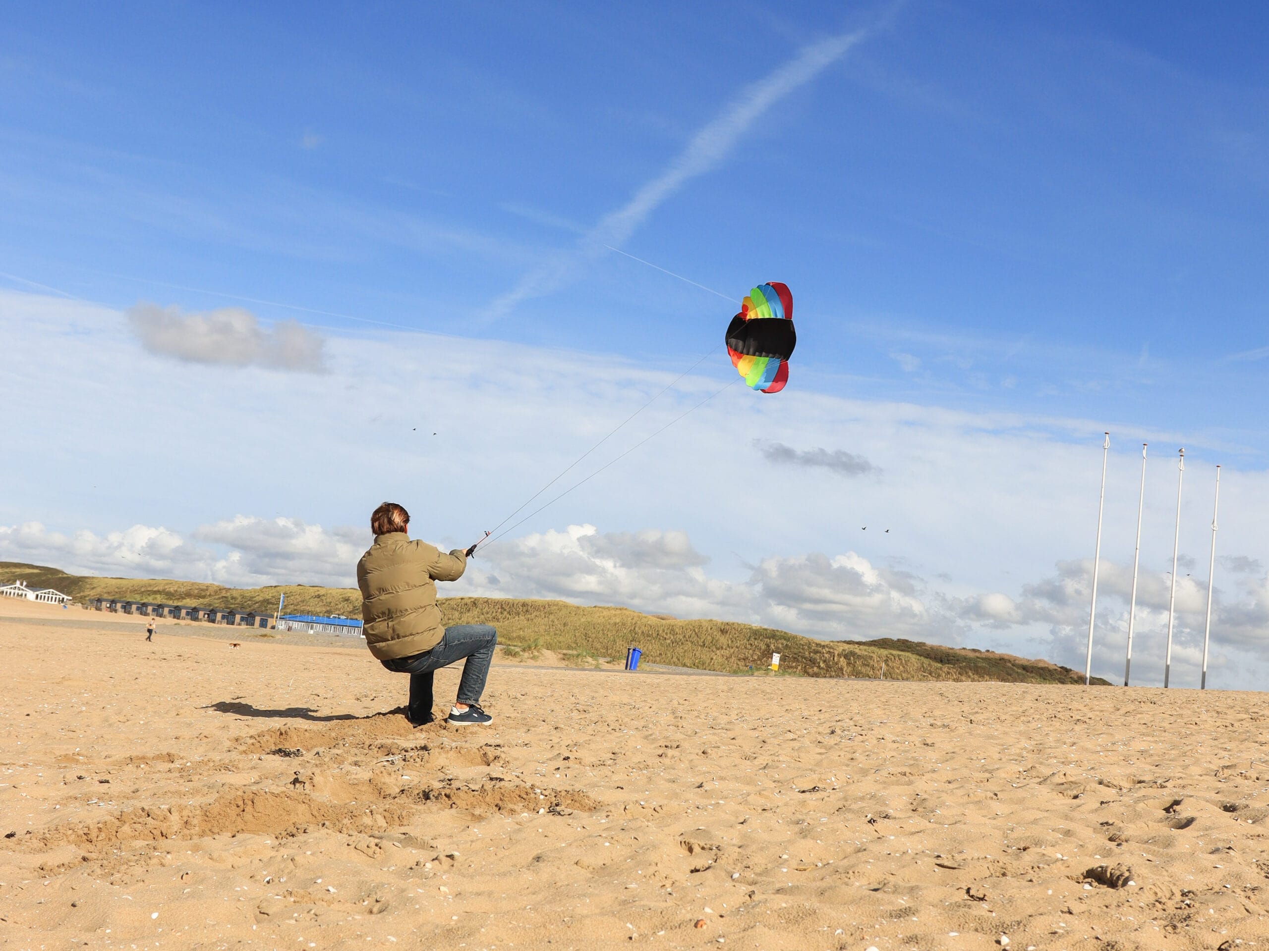 winter activiteit powerkiten