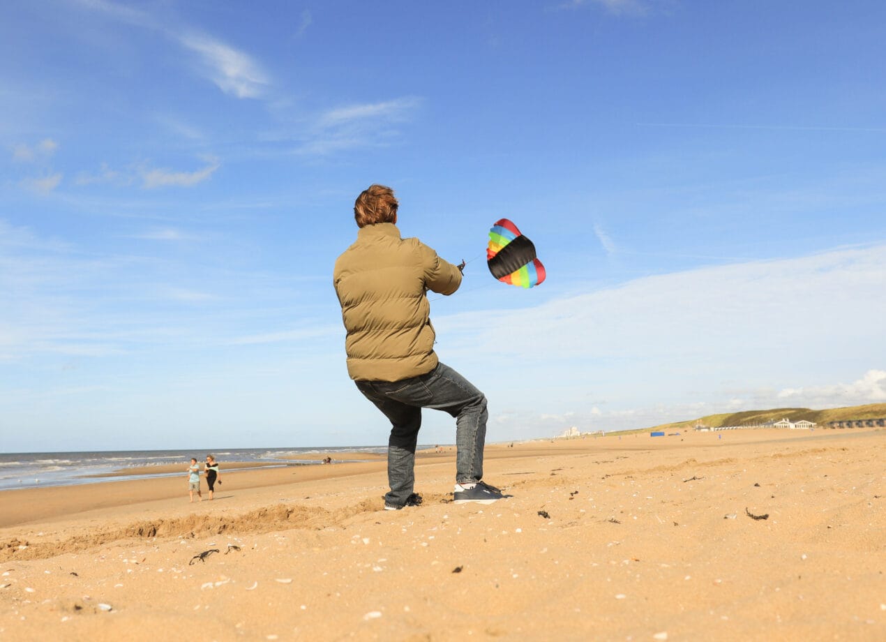 winter activiteit powerkiten
